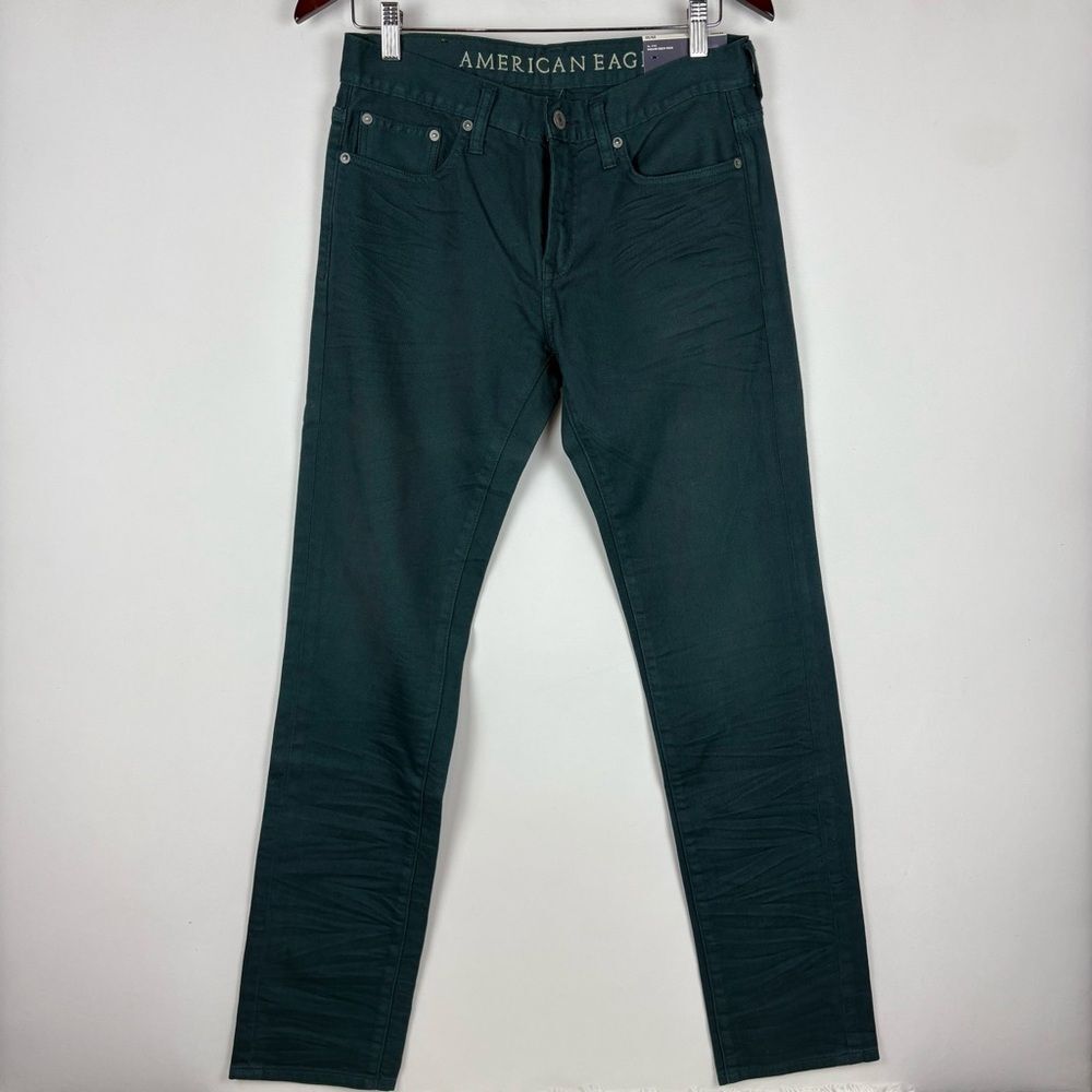 NWT American‎ Eagle Green Skinny Jeans